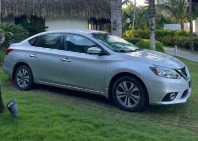 Nissan Sentra, leather interior, car rental, Adventures Club Terrenas, Las Terrenas de Samaná, Dominican Republic.